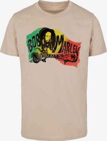 T-Shirt 'Bob Marley' F4NT4STIC en beige : devant