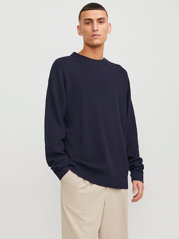 JACK & JONES Sweater 'Spring' in Blue: front