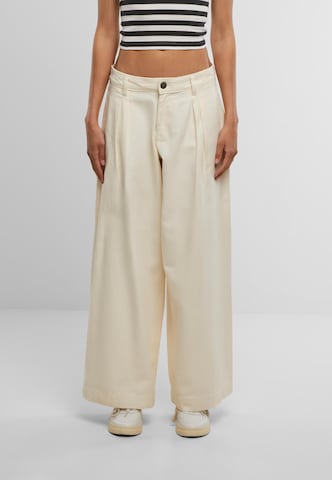 Wide Leg Jean Urban Classics en blanc