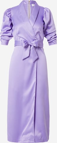 Closet London Dress in Purple: front