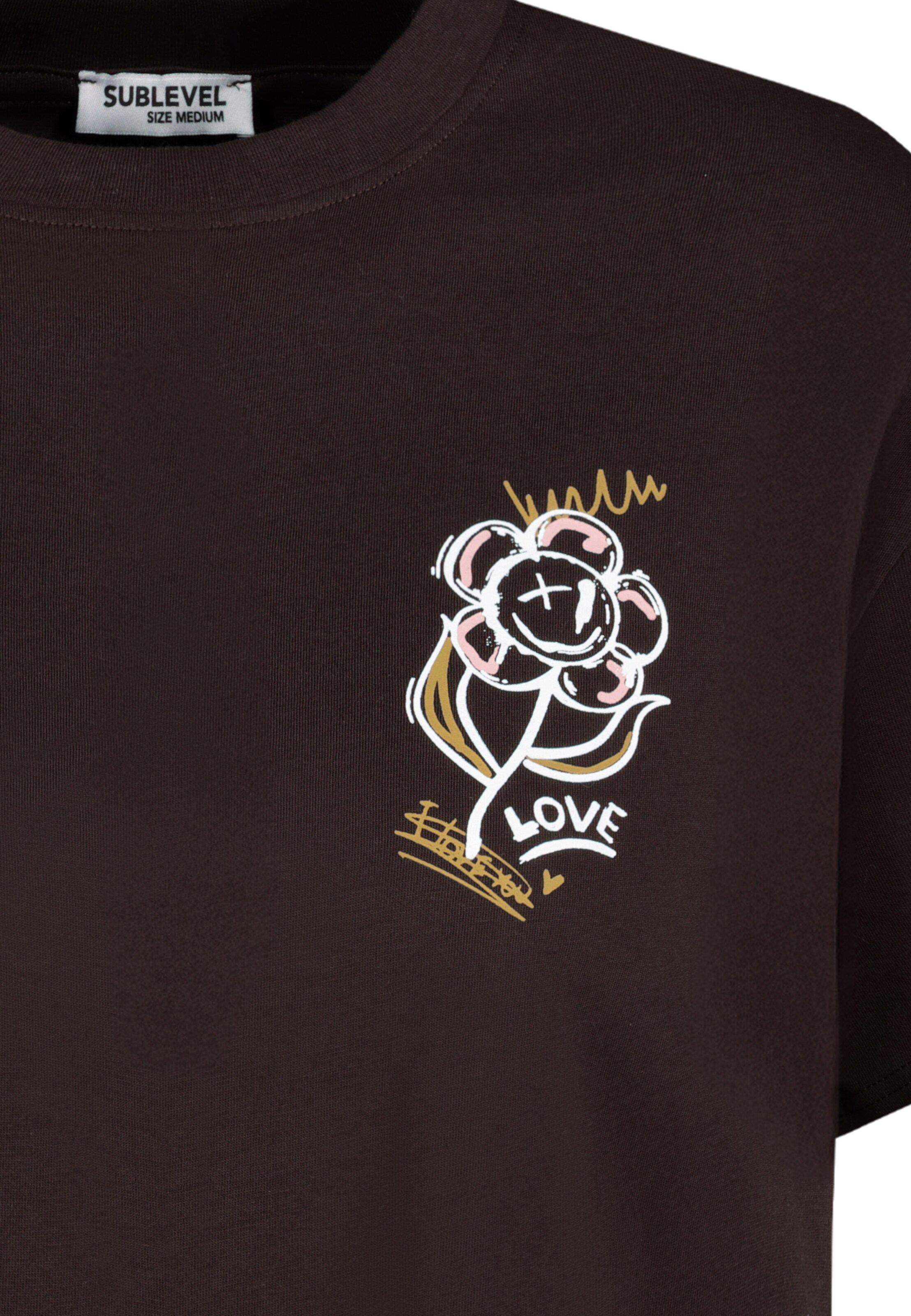 Sublevel T-Shirt in Braun