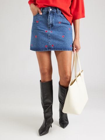 ABOUT YOU Rock 'Leandra' in Blau: Vorderseite