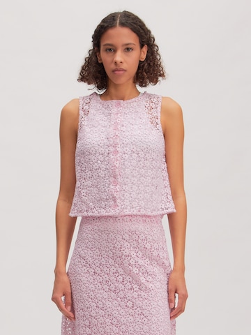 Haut 'Cleo' EDITED en rose : devant