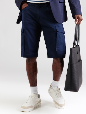 s.Oliver - regular Pantalón cargo 'File' en azul: frente