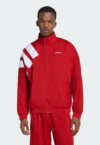 Veste mi-saison 'Archive' ADIDAS ORIGINALS en rouge : devant