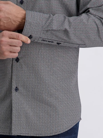 PIERRE CARDIN Slim fit Business shirt in Blue