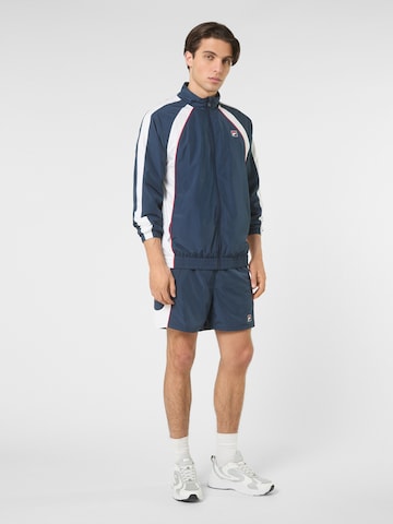 FILA Loosefit Broek 'PISTOIA loose blocked woven shorts' in Blauw