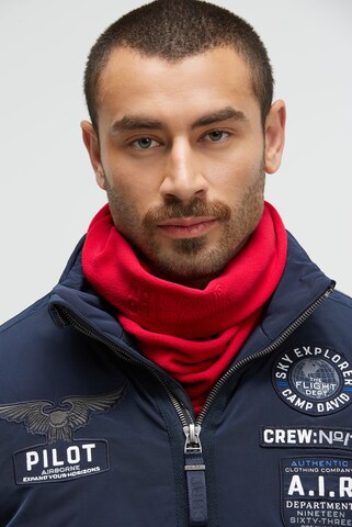 CAMP DAVID Scarf in Red