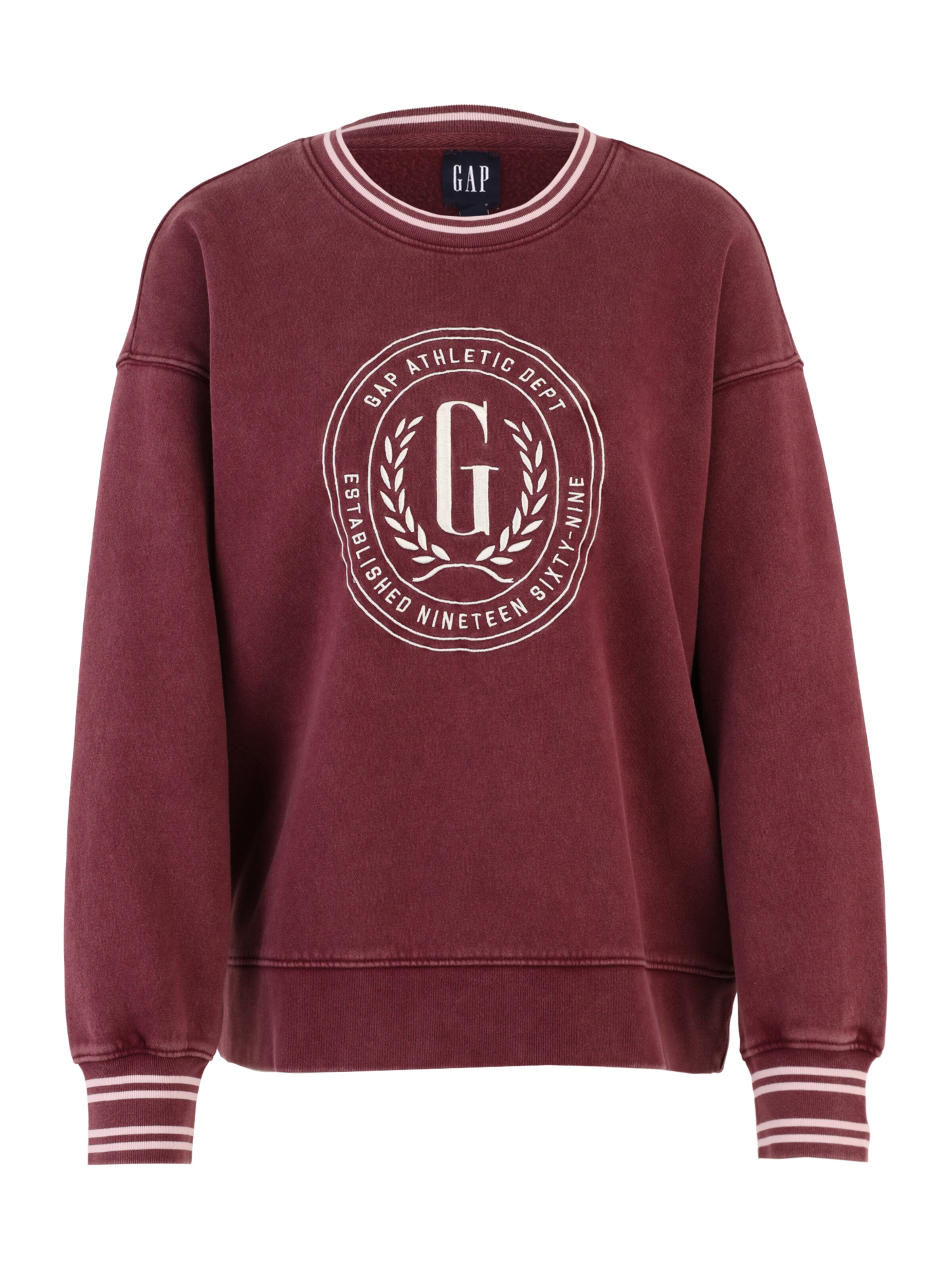 Sweat-shirt Gap Petite en rouge : devant