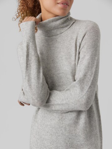 VERO MODA Knit dress 'New Wind' in Grey