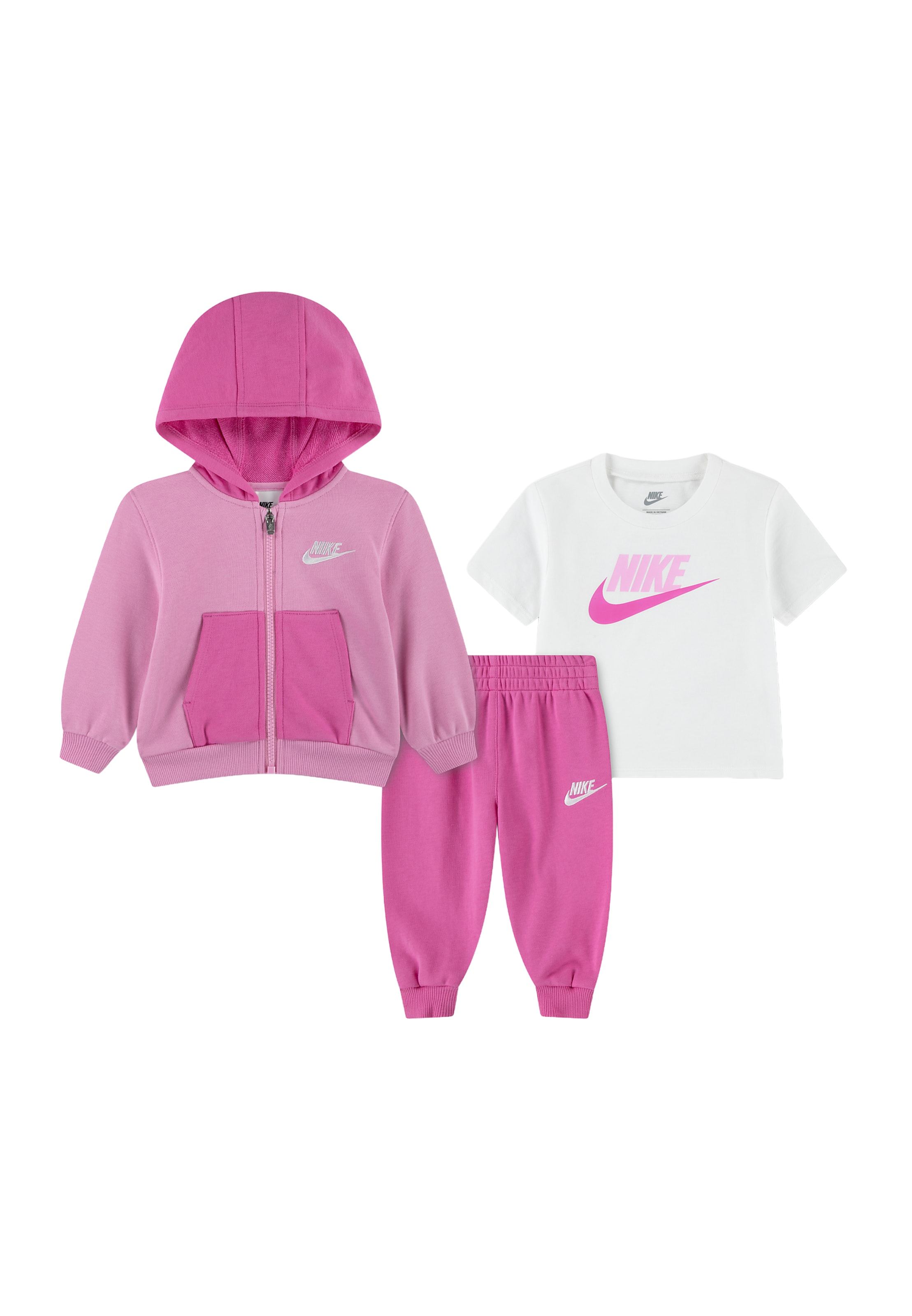 Nike Sportswear Set - Ružová: predná strana