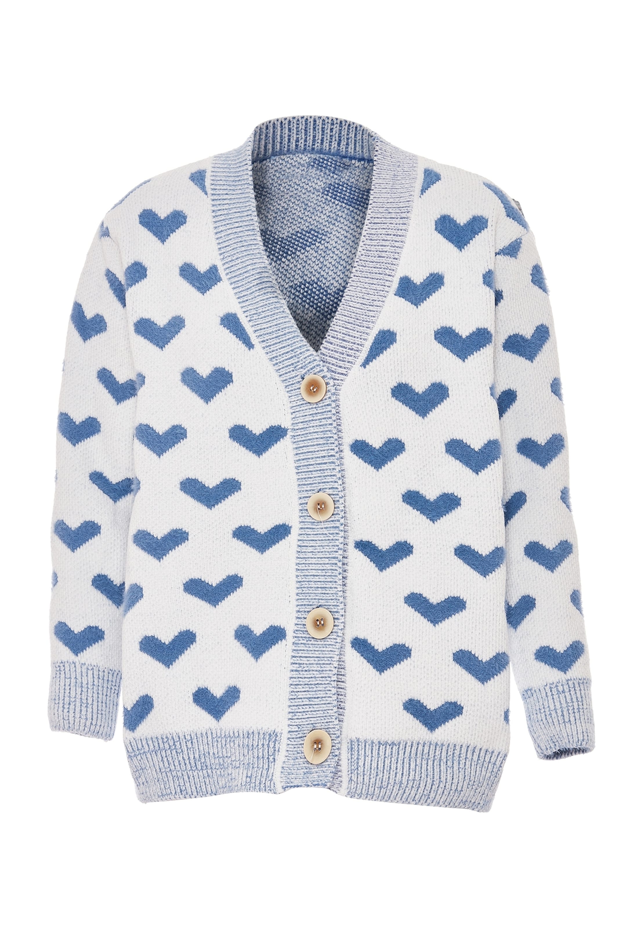 Poomi Knit cardigan in Blue: front