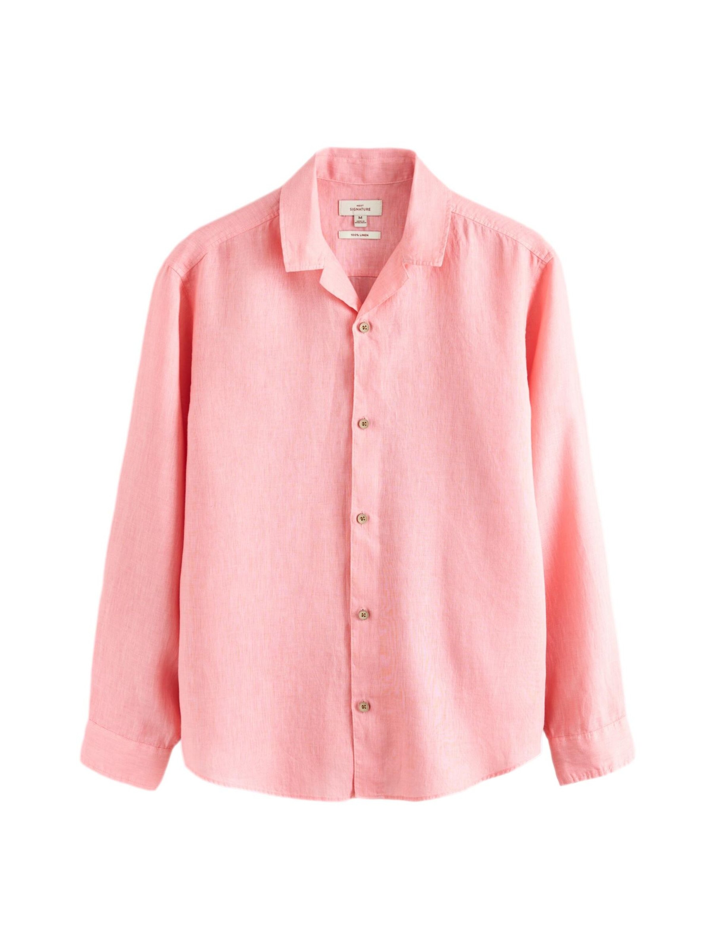 Next Regular Fit Hemd in Pink: Vorderseite