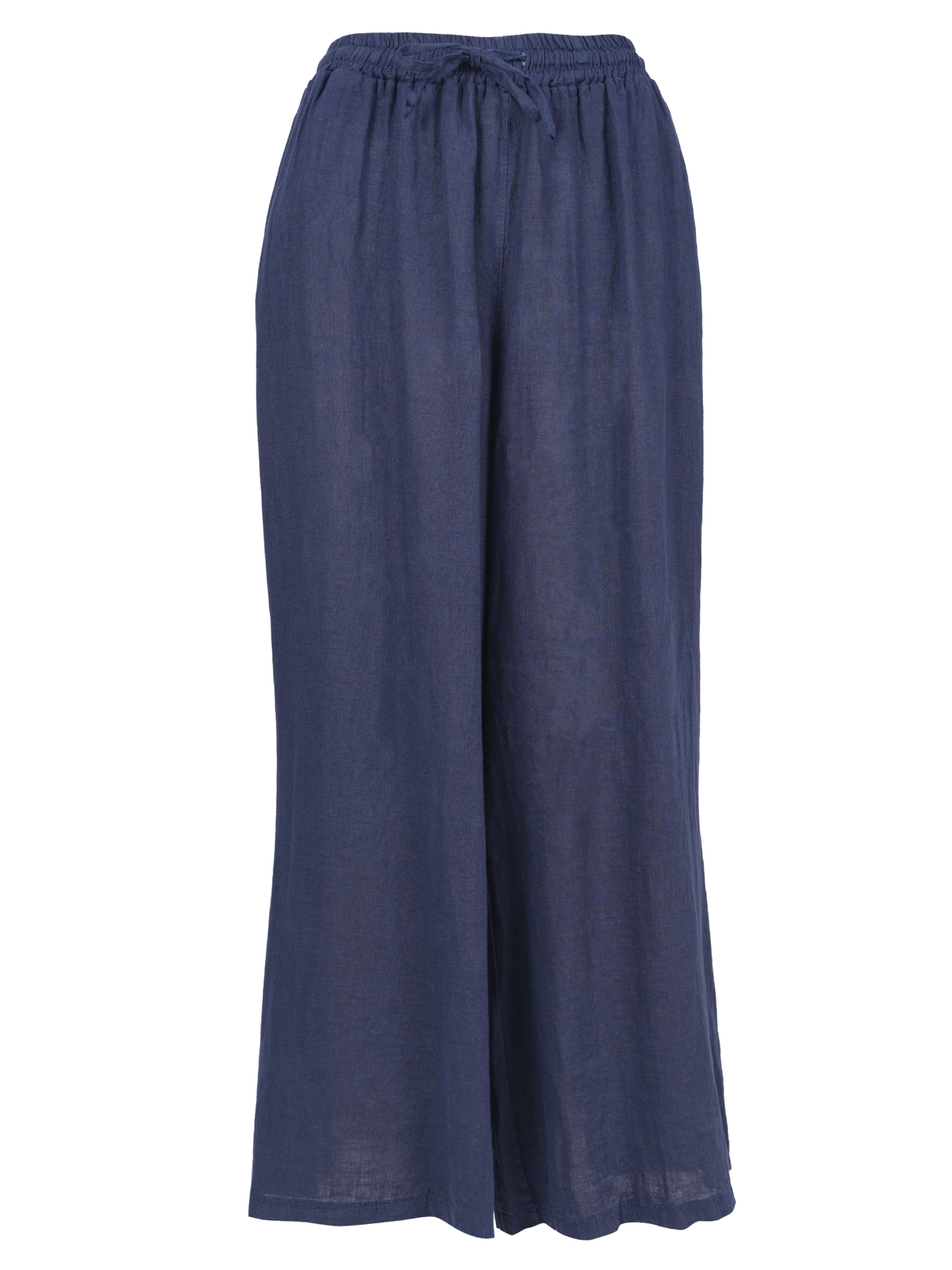 Pantalon 'Perla' Seasons of April en bleu : devant