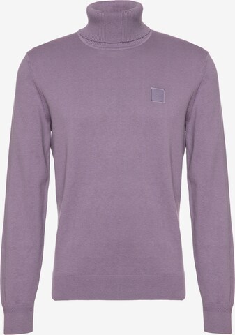 BOSS Sweater 'Akiro' in Purple: front