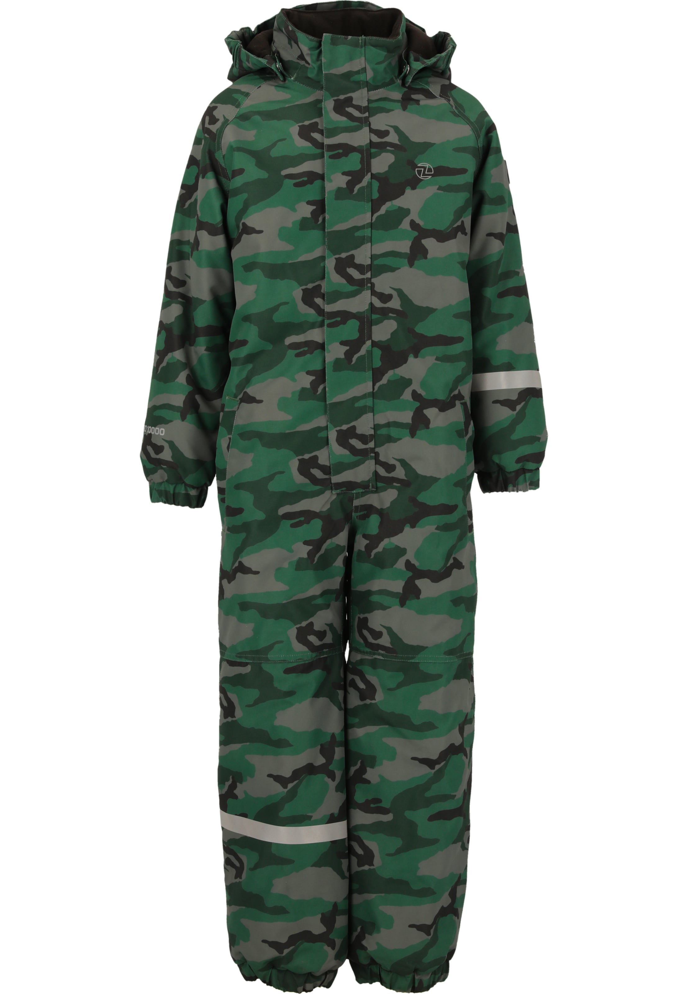 ZigZag Schneeanzug 'Tower' in Grün: Vorderseite