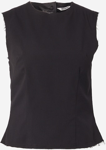 juoda WEEKDAY Palaidinė be rankovių: priekis