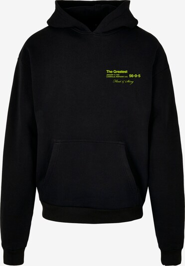 MT Upscale Sweatshirt 'The Greatest' i grå / kiwi / svart / hvit, Produktvisning
