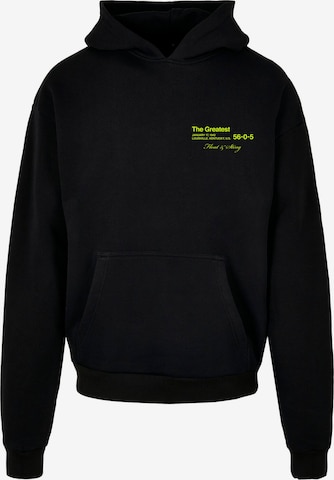 MT Upscale Sweatshirt 'The Greatest' in Zwart: voorkant