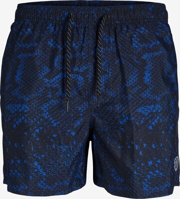 JACK & JONES Swim Trunks 'Fiji' in Blue: front