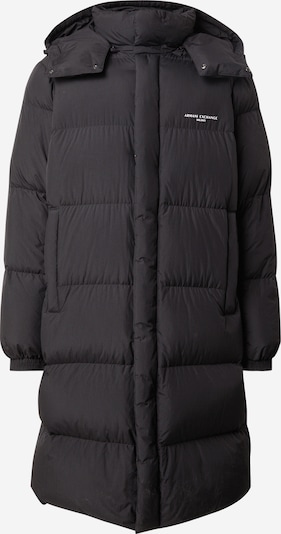 ARMANI EXCHANGE Pitkä talvitakki 'Piumino' värissä musta / valkoinen, Tuotenäkymä