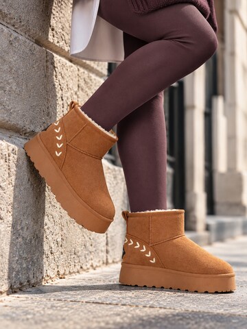 Island Boot Boots 'SAPHIR' in Braun: Vorderseite