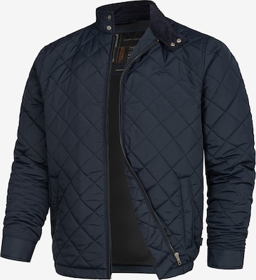 INDICODE JEANS Tussenjas 'Doro' in Blauw: voorkant