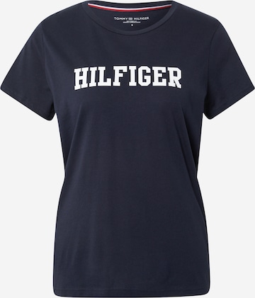 Tommy Hilfiger Underwear Pajama Shirt in Blue: front