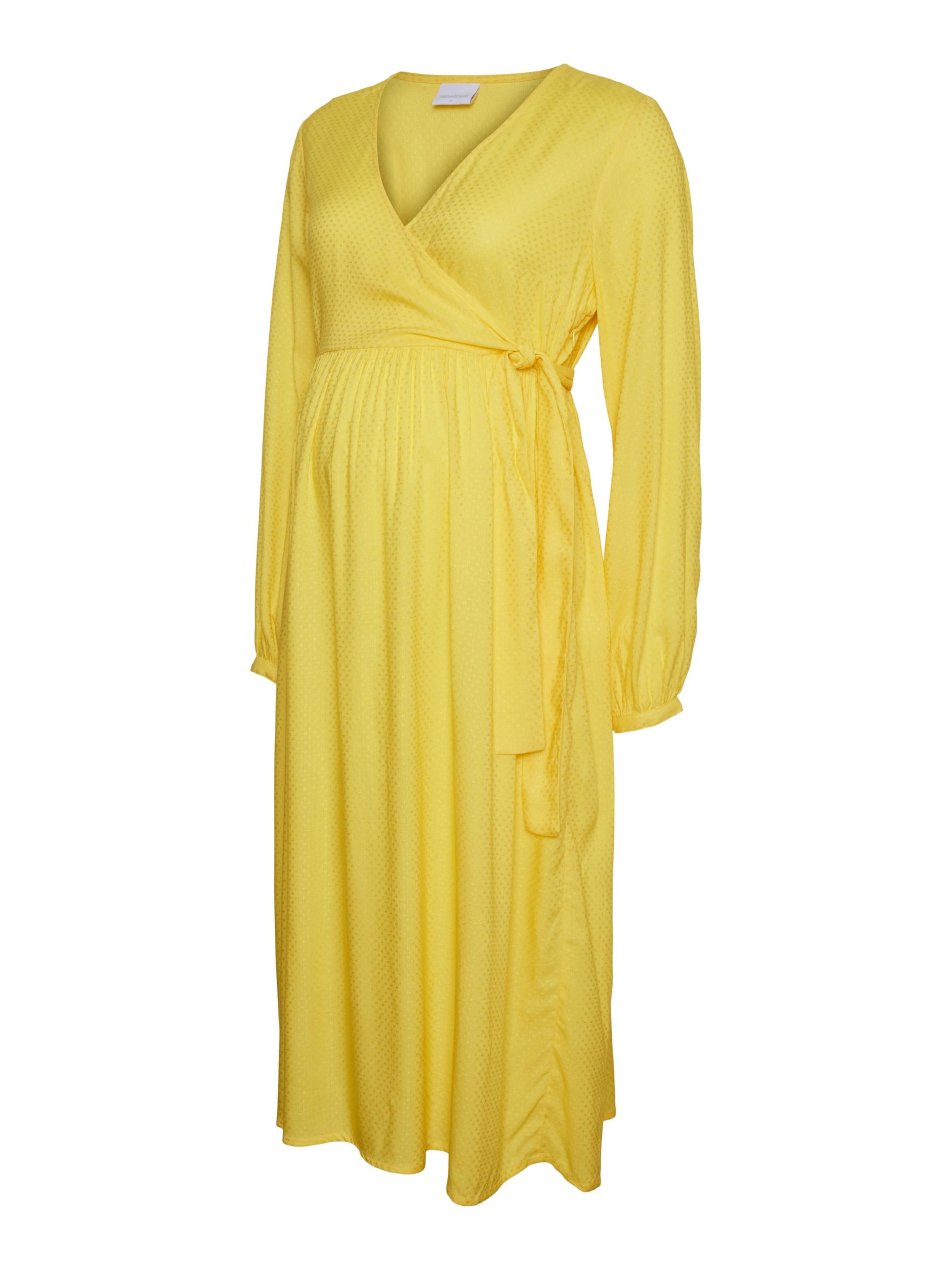 MAMALICIOUS Платье в Желтый: спереди