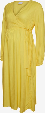 MAMALICIOUS Dress in Yellow: front