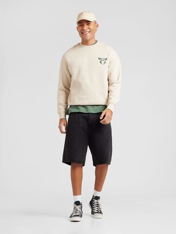 JACK & JONES Mikina 'JORWILDLIFE' – béžová