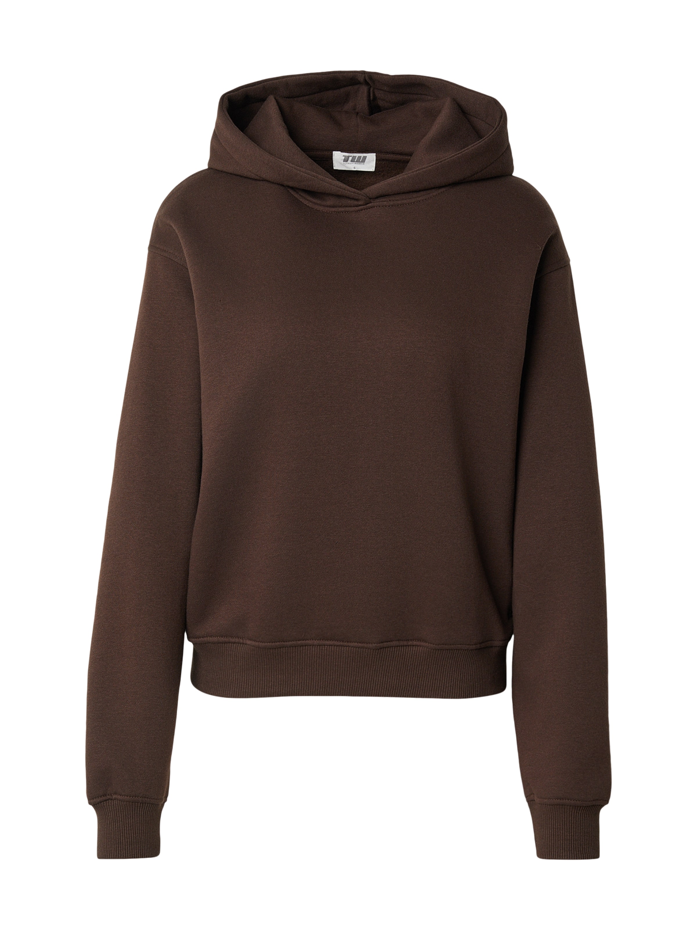 Bluză de molton de la Tally Weijl pe maro: față