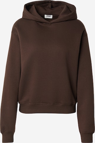 Bluză de molton de la Tally Weijl pe maro: față