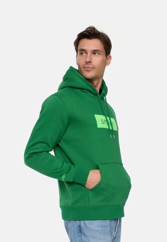 Sweat-shirt smiler. en vert