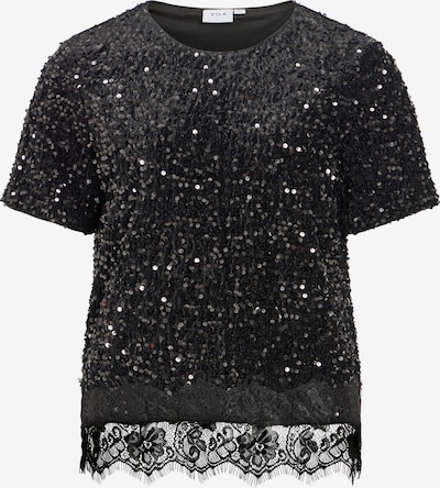 VILA Top 'BELIEVE' in S in Black, Item view