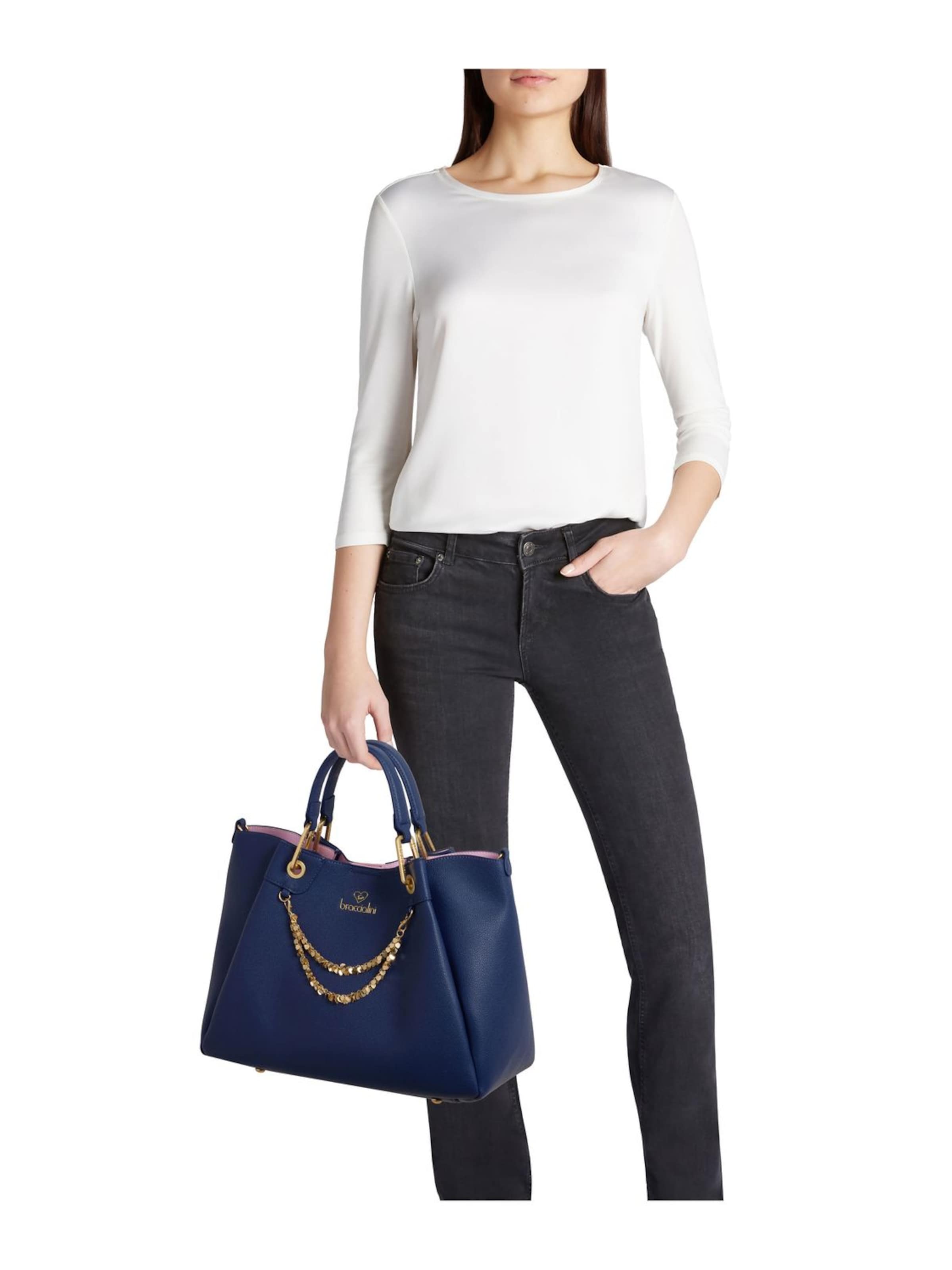 Braccialini Handbag 'Amy' in Blue: front