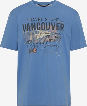 Man's World T-Shirt in Blau: Vorderseite