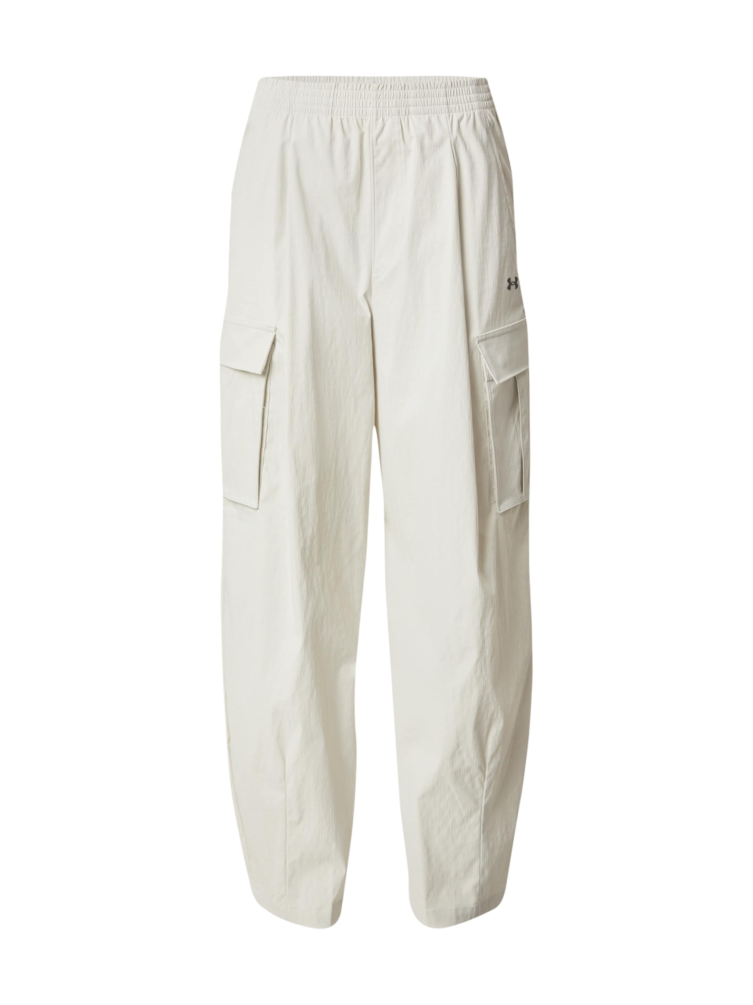 UNDER ARMOUR Baggy Παντελόνι φόρμας 'Unstoppable' σε λευκό: μπροστά