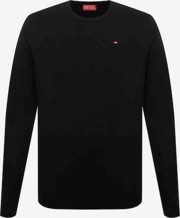 Maglietta 'T-DIEGOR-LS-MICRODIV' di DIESEL in nero: frontale