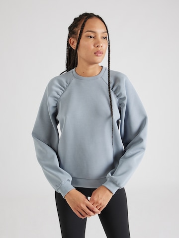 Athlecia Sportief sweatshirt in Blauw: voorkant