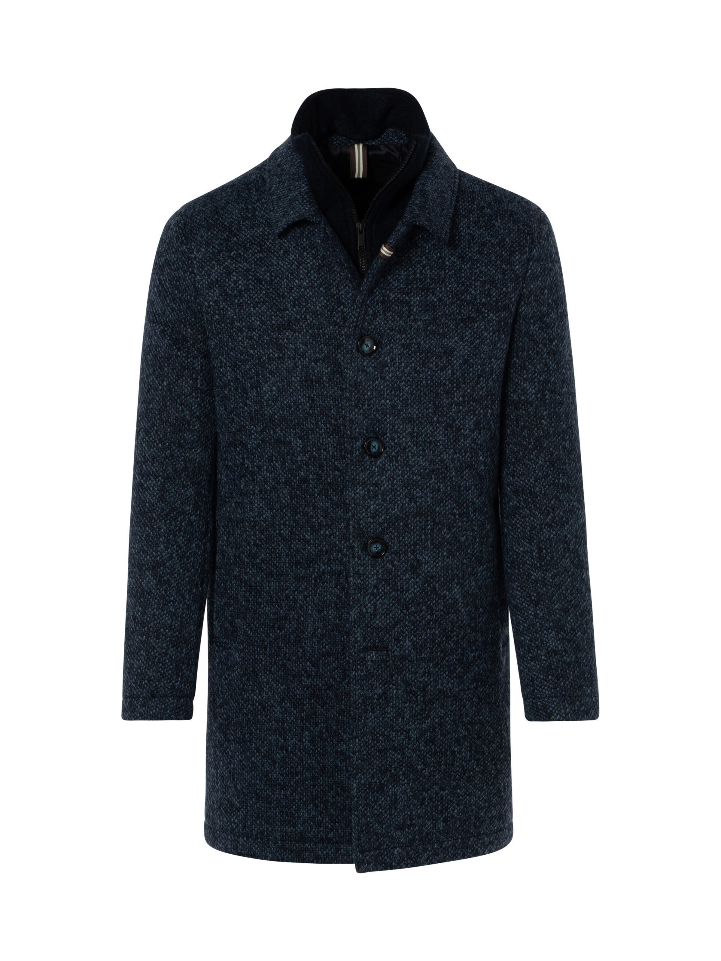 BENVENUTO Mantel 'CAESAR' in Blau: Vorderseite