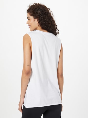Hey Honey Sports Top 'Muscle' in White
