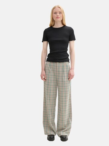 TOM TAILOR DENIM Loosefit Hose in Beige