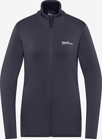 JACK WOLFSKIN Funktionsfleecejacke in Grau: Vorderseite
