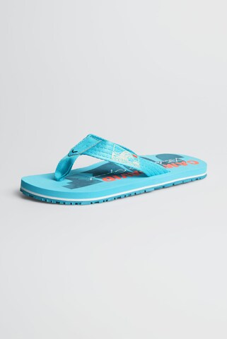 CAMP DAVID T-Bar Sandals in Blue