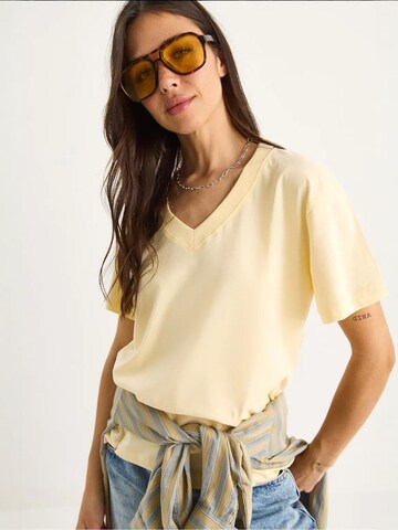 Bianco Lucci T-Shirt in Gelb