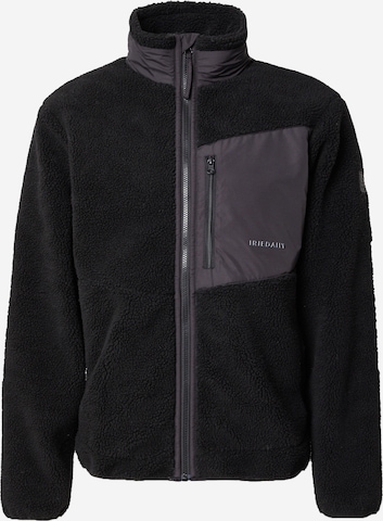 Veste en polaire 'Flawless' Iriedaily en noir : devant