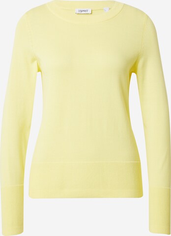 Pull-over ESPRIT en jaune : devant