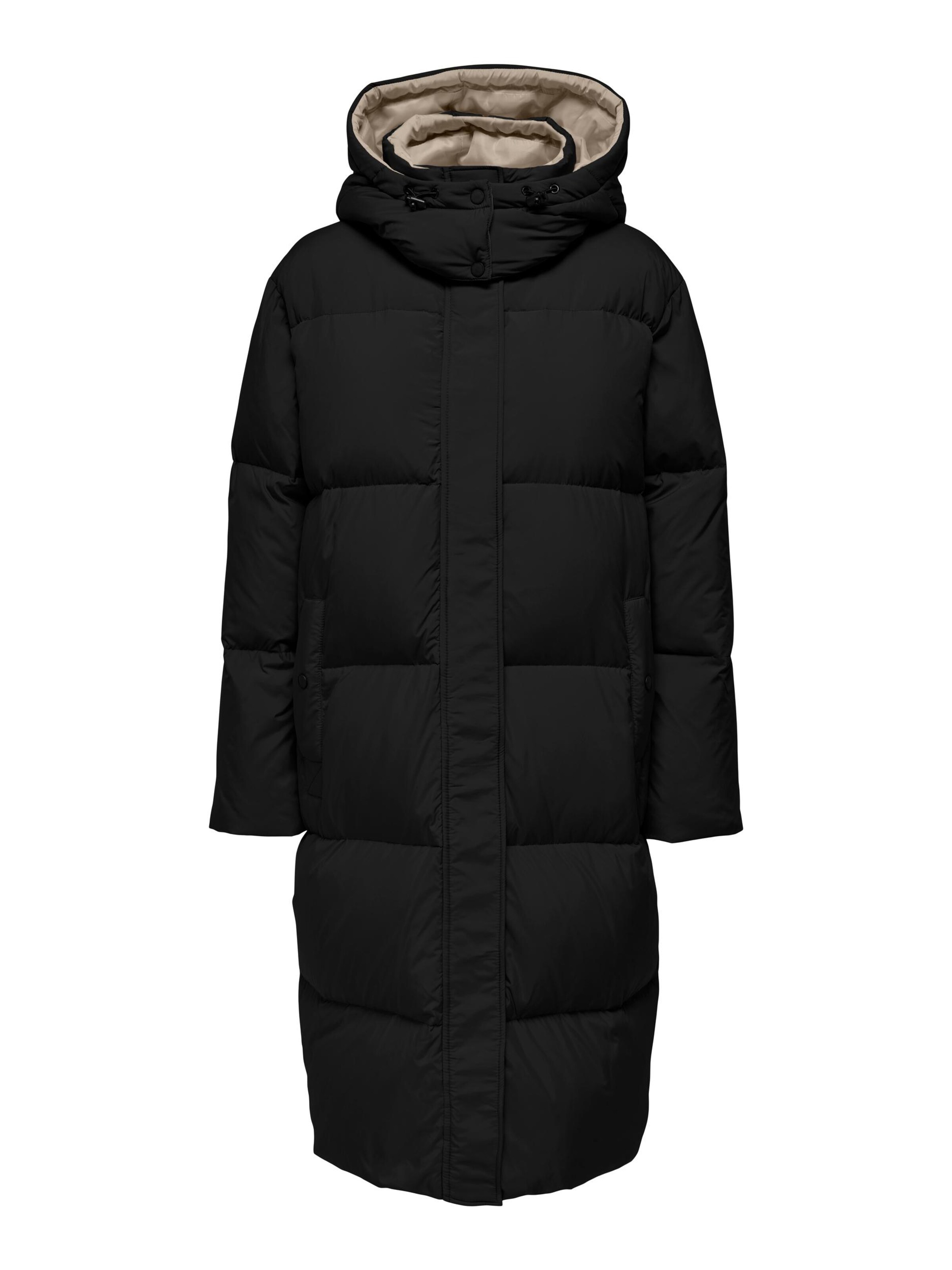 ONLY Wintermantel 'Vilma' in Zwart: voorkant