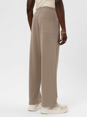 Loosefit Pantaloni 'Japanese Anemone' di VAMOS CLO in beige